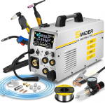 SSIMDER MIG keevitusmasin Plasma Cutter Welder Combo 240V 160A gaasi MIG/Cored Wire Welding/Lift TIG/Stick/Plasma Cutting 6 in 1 keevitusmasin koduseks DIY & t&ouml;&ouml;stuslikuks kasutamiseks