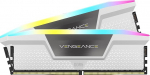 CORSAIR Vengeance RGB DDR5 RAM 32GB (2x16GB) 6400MHz CL36-48-48-48-104 1.35V AMD Expo Intel XMP 3.0 lauaarvuti m&auml;lu - valge (CMH32GX5M2B6400Z36W)