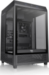 Thermaltake The Tower 500 Black ATX/E-ATX vertikaalne miditorn 3 x 4 mm karastatud klaas 2 x 120 mm ventilaatorid Eelinstalleeritud AIO ja Custom-Waku Ready Vitriin Panorama