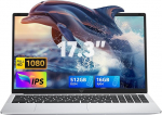ACEMAGIC AX17 s&uuml;learvuti 17,3 tolli, 16 GB DDR4 512 GB SSD, Ryzen 3 4300U protsessor kuni 3,7 GHz 4C4T s&uuml;learvuti, Saksa klaviatuurikaitse, WiFi, BT5.0, 3 x USB 3.2, 180&deg; avamine ja sulgemine