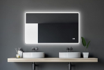 Talus soe valge LED-peegel, 120 x 70 cm