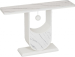 Moderner geometrischer Konsolentisch - Schlanker Beistelltisch f&uuml;r Eingangsbereich und Sofa mit robuster Rockboard-Tischplatte - Farbenfrohes Design, 120 x 30 x 80 cm - Ideal f&uuml;r Wohnzimmer