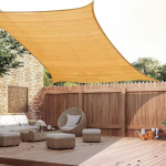 Petgrow ristk&uuml;likukujuline markiis (fikseeritud k&ouml;itega), k&otilde;rge tihedusega pol&uuml;et&uuml;leenist (HDPE) p&auml;ikesekaitse, hingav, sobib &otilde;ue, terrassile, r&otilde;dule, aeda (3 m x 4 m)