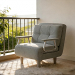 Fabulcozy 3-in-1 magamistool voodifunktsiooniga, reguleeritav seljatugi, 5 nurka, &uuml;he k&auml;etoega diivan, kokkupandav diivan, futon diivan, k&uuml;lalisvoodi elutuppa, magamistuppa, magamistuppa