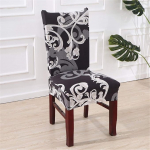 Dotbuy toolikatted 1/4/6/10 Set Stretch s&ouml;&ouml;gitoa toolikate Kaitsekate Elastsed katted kaasaegse mustriga pulmade hotelli s&ouml;&ouml;gitoa tooli kaunistamiseks