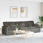 Homgoday Model3321107 Moodul diivan Helehall Corduroy kangast polsterdusega metallraamiga 3 tk 324 cm