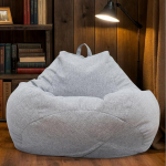 Bean Bags for Adults, Gaming Bean Bags, suured Bean Bags sise- ja v&auml;litingimustes kasutamiseks, veekindel, pirnikujuline, pol&uuml;ester, ilma t&auml;idiseta, elutuba, aed, hall, 105 x 115 cm.