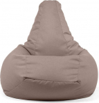 ARKETICOM 68 SEXANTOTTO Ottomane Sessel abnehmbare Kindersack wasserdicht rei&szlig;festes Gewebe 55 x 70 braun Havana