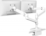 Ergotron LX Pro Monitor Arm Dual Stacking, VESA kinnitus 2 monitorile, mis on &uuml;ksteise peal kuni 24 tolli, 1,8-10 kg, Constant Force Technology, valge - 45-690-290