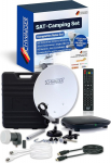 SCHWAIGER Satelliitk&auml;mpingute komplekt, satelliidis&uuml;steemi komplekt, 35 cm terasantenn, &uuml;ks LNB, Full HD vastuv&otilde;tja, 10 m koaksiaalkaabel, transpordikott ja paigaldusmaterjal, mobiilne SAT s&uuml;steem.