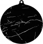 Premium-Tischset aus Silikon, hitzebest&auml;ndig, Tischset, Tassenunterlage, Tellerunterlage, rutschfestes Design, Tischsets und Untersetzer for Schutz des Esstisches for den Heimgebrauch(Black 24cm)