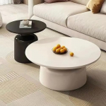 Couchtisch-Set, moderner Mitteltisch aus Holz mit Beistelltisch, einfache Montage, ideal f&uuml;r Wohnzimmer, Schlafzimmer, Home Office