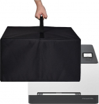 Anti-Static Waterproof Printer Dust Cover for HP Color Laserjet Pro 3201dw/M255dw/Brother HL-L3220CDW/HL-L3280CDW Wireless Printer (Black)