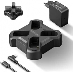 NEEWER 4-kanaliline USB-kaamera akulaadija LP-E6/LP-E6N/LP-E6NH/LP-E6P akulaadija &uuml;hildub Canon EOS R5 Mark II 6D Mark II 5D Mark III 5D Mark IV, PD 45W kiirlaadija PD 45W-ga