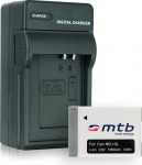 Batterie + Chargeur (Auto/Secteur) NB-13L NB13L pour Canon PowerShot G7 X (3.6V - 1050mAh - avec INFOCHIP)