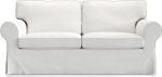 MASTERS OF COVERS Ektorp 2-kohalise diivani kate IKEA Ektorp puuvillasele 179 x 88 x 88 cm (valge)