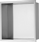 VEVOR seinas&uuml;gavus 10 x 33,02 x 33,02 cm du&scaron;inurk roostevaba teras &uuml;he kihi 100% veekindel s&uuml;vendisse paigaldamine 0-40&deg;C t&ouml;&ouml;temperatuur 92&deg; sisemine nurk disain sobib vannituppa magamistuppa t&ouml;&ouml;ruumi