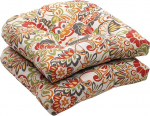 Pillow Perfect Zoe Tsitrusviljad sise- ja v&auml;listingimustes Tufitud istmepadi (&uuml;mmargune seljatugi), 100% pol&uuml;ester, roheline, x 19 tolli, 2