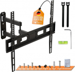 EasyLife FlexMount E70 &uuml;he teleri seinakinnitus 37-70" teleritele kuni 35kg - &uuml;he varrega disain, VESA 600&times;400mm, telerihoidik p&ouml;&ouml;ratav ja kallutatav LED, OLED, QLED telerite jaoks koos kaablijuhtimisega