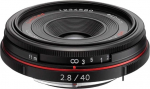 Pentax HD DA Limited 40mm F2.8 Lens - Black