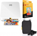 KODAK Step Slim mobiilne kiirfotoprinter - komplekt: 20 pakendi tsinkpaberi &uuml;mbris