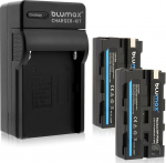 Blumax Professional komplekt Infochipiga Sony NP-F550 2400 mAh jaoks Meede 56009