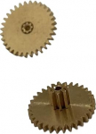 Modulaarne hammasratas mootori hammasratas 2tk 0.3M 8T 32T dupleksne vask hammasratas 0.95 0.98 1MM messingist hammasratas GS