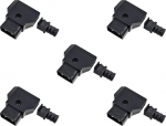 D-Tap P-Tap pistik DIY pistik, mis &uuml;hildub DSLR Anton-Bauer IDX V Mount Gold Mount aku ARRI RED kaamera toiteadapteriga 5 Pack