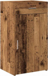 vidaXL rustikaalne buffetkapp massiivpuidust konstruktsiooniga, ilmastikutaoline viimistlus, ideaalne s&ouml;&ouml;gituppa ja elutuppa, sisaldab 1 sahtlit ja 2 riiulit, puitm&ouml;&ouml;bel, multifunktsionaalne, stiilne