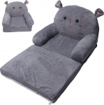 stone princess laste diivan Cuddly Bean Bag kokkupandav: Armas Cartoon Diivan Voodi koos k&auml;etoedega t&uuml;drukute beebidele - Play Seat Bean Bag for Nursery Reading Sleeping (Mouse, 2-in-1)