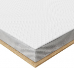 EGO HOME Mattress Topper 180 x 200 cm, 5 cm Height Memory Foam Mattress Topper Oeko-Tex Certified, Removable and Washable Mattress Topper for Box Spring Bed Mattresses Sofa Bed