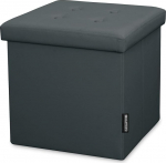HAPPERS Folding Stool 38 x 38 x 38 x 38 cm and 100 L Grey