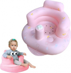 T&auml;ispuhutav beebiiste 4-24 kuu vanustele beebidele, beebi seljatoe diivan, p&otilde;randal istumise tugi istuma &otilde;ppimiseks (roosa lill + kate)