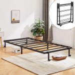 FetiNes kokkupandav voodi 90 x 190 cm &uuml;heinimesevoodi Metallvoodi K&uuml;lalisvoodi Kokkupandav reisivoodi koos 4 ratastega Kokkupandav telkimisvoodi Ruumis&auml;&auml;stlikkus