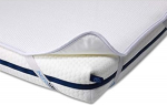 AeroSleep - SafeSleep 3D madratsikaitse - madratsikaitse laste ja beebide madratsitele - voodi - 119 x 70 cm | Stokke Bed V2 - vabalt hingav - soojustagastusega - allergiavastane - valge