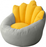 Highdi Bean Bag lastele t&auml;iskasvanutele Indoor Outdoor Seat Cushion pehme kohev kroon diivanivoodi kate ilma t&auml;idiseta, aiapadi p&otilde;randapadi t&uuml;drukute elutoa m&auml;ngimiseks (Aldult 80 x 70 cm, Hall)