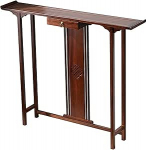 PQXQZ Schmaler Konsolentisch Massivholz Beistelltisch mit Schublade f&uuml;r Wohnzimmer Flur und Eingangsbereich(100x20x100cm/39.4x7.8x39.4in)