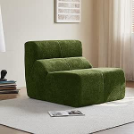 Kondita diivan, Raindrop Velvet Single Diivan Chair, Recliner Chair, V&auml;ike Lounge Chair, Lounge & Cocktail Chair, Diivan Diivan elutuppa, kontoritesse ja v&auml;ikestesse korteritesse (roheline)