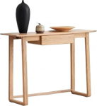Eingangstisch, Konsolentisch im Landhausstil mit Schublade for den Eingangsbereich - schmaler Akzenttisch for den Flur Konsolentisch(Natural)