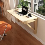 Klapptisch An der Wand montierter Klapptisch, platzsparende Werkbank mit ausklappbaren Bl&auml;ttern f&uuml;r K&uuml;che, Esszimmer, Waschk&uuml;che, Restaurant. Kompakter, einfach zu installierender Klapptisch