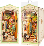 Rolife Book Nook Kit Lilled Corner Booknook koos LED tuled DIY Miniature House Kit 3D Puzzle t&auml;iskasvanutele ehitada raamaturiiuli kaunistamiseks j&otilde;uludeks s&uuml;nnip&auml;evaks kingituseks