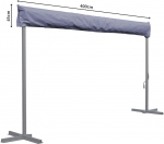 QUICK STAR Protective Cover for Stand Awning London 4 m Patio Canopy