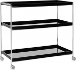 Kartell 441609 Trays Furniture, Black, 86 x 54 x 24 cm