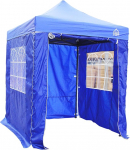 All Seasons Gazebos ROYAL BLUE 2m x 2m Heavy Duty Waterproof Pop Up Gazebos & 4 Sidewalls