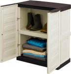 GarPet Garden Cabinet Plastic Waterproof Outdoor Utility Cabinet Weatherproof Balcony Cabinet Household Cabinet Workshop Cabinet Plastic Cabinet Plastic Cabinet