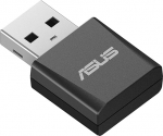ASUS USB-BE92 Nano Tri-Band BE6500 WiFi 7 Nano USB adapter (6GHz sagedusala, toetab 4096-QAM, Plug and Play, &uuml;hildub Windows 10 & 11-ga)