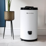 Melchioni Family Tornado trummelkuivati, Inox, kaasaskantav ruumi s&auml;&auml;stev trummelkuivati, vaikne pesupesemisvahend, 6 kg mahutavus, 3200 p&ouml;&ouml;ret minutis.