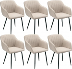 S&ouml;&ouml;gitoolid beež koos k&auml;etoedega 6-st komplektist, polsterdatud tooli tool s&ouml;&ouml;gitoolid k&ouml;&ouml;gitoolid k&ouml;&ouml;gitooli elutoa tool pol&uuml;estrist s&ouml;&ouml;gituppa, elutuppa, magamistuppa