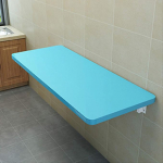 An der Wand montierter Klapptisch f&uuml;r B&uuml;ro und Zuhause. Multifunktions-Klappschreibtisch. Stabiler, langlebiger und platzsparender Computertisch mit Klappdesign. Ideal f&uuml;r K&uuml;che, Esszimmer u