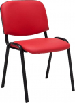 CLP Odavam k&uuml;lalistetool /Stackable Chair KEN Faux Leather, hea hinnaga, tugev ja mugav punane